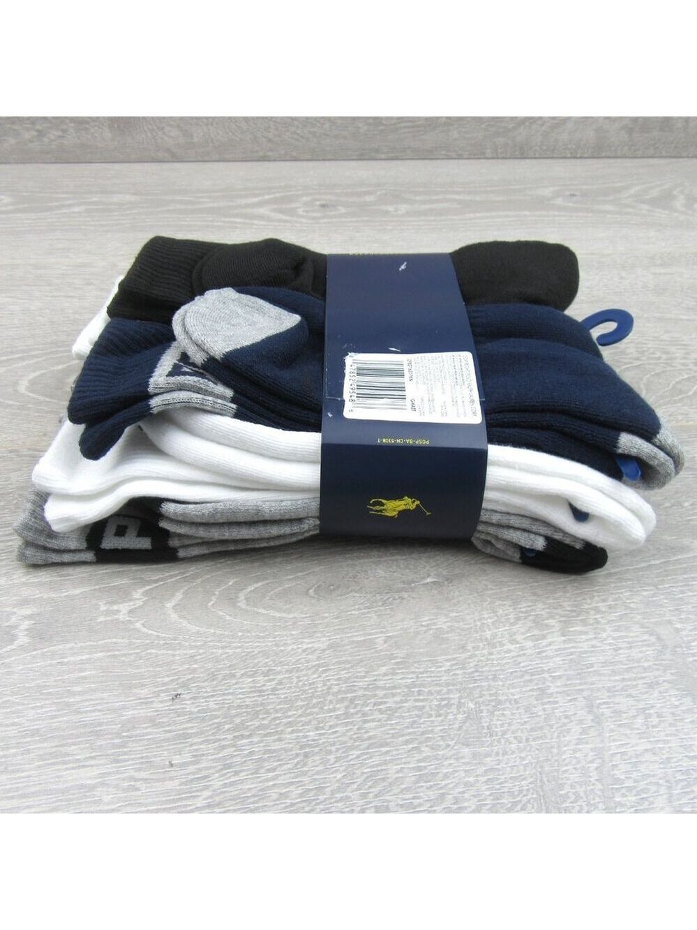 Polo Ralph Lauren Classic Sport Crew Socks 6 Pack Mens Size 6-13 Multi Color NEW - Picture 9 of 12